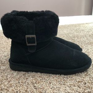 BearPaw black boots